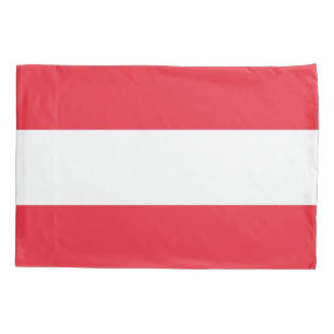 Housse D'oreillers Drapeau de l'Autriche