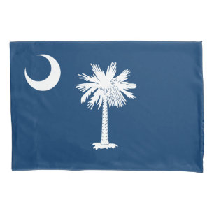 Housse D'oreillers Drapeau de l'État de Caroline du Sud