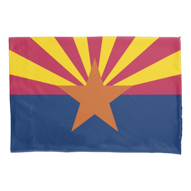 Housse D'oreillers Drapeau de l'État de l'Arizona (devant)