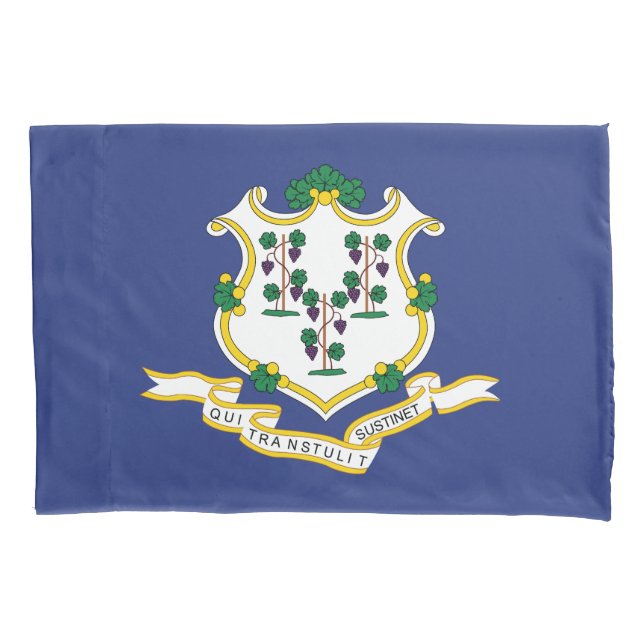 Housse D'oreillers Drapeau de l'État du Connecticut (devant)