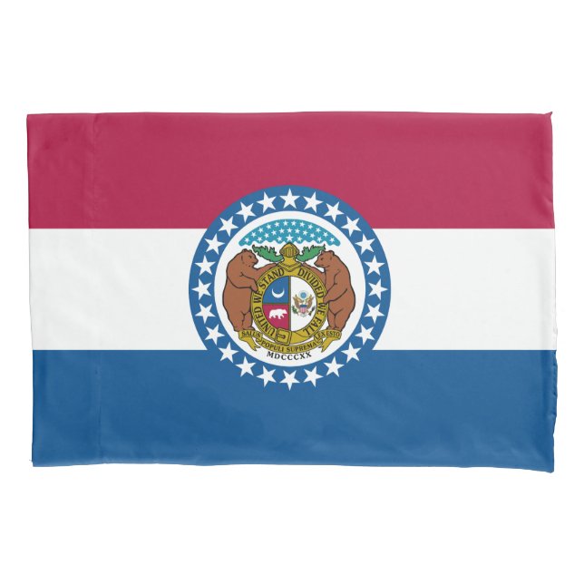 Housse D'oreillers Drapeau de l'État du Missouri (devant)