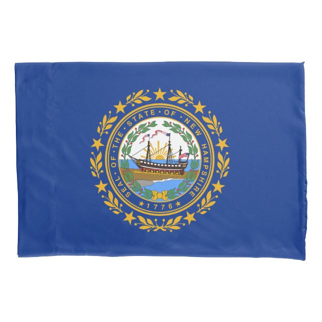 Housse D'oreillers Drapeau de l'État du New Hampshire (devant)