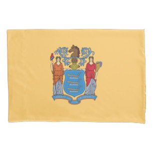 Housse D'oreillers Drapeau de l'État du New Jersey