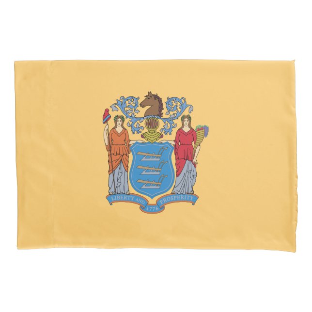 Housse D'oreillers Drapeau de l'État du New Jersey (devant)