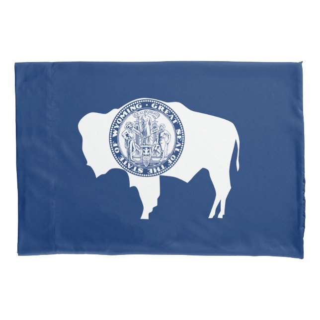 Housse D'oreillers Drapeau de l'État du Wyoming (devant)