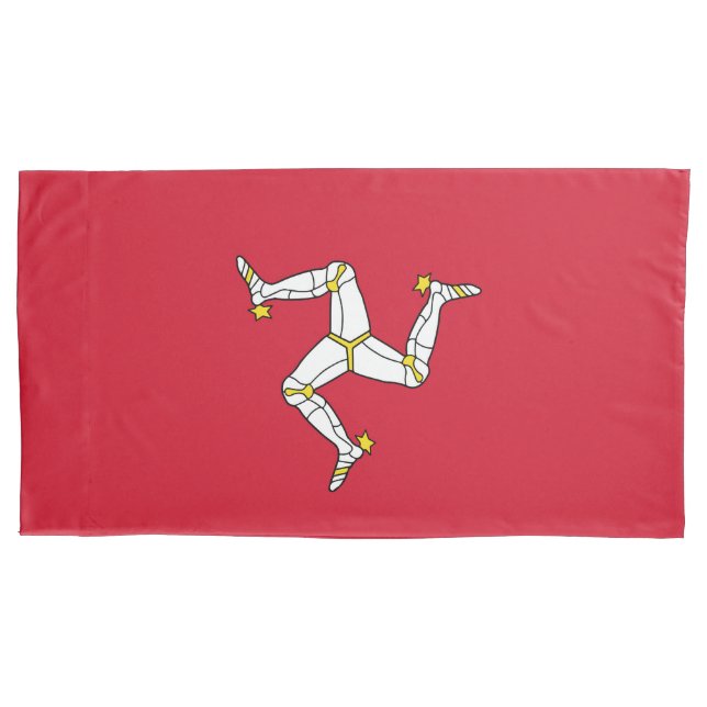 Housse D'oreillers Drapeau de l'île de Man (devant)