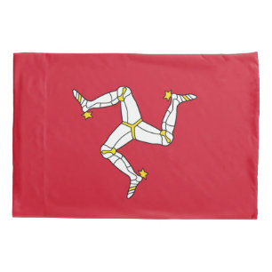 Housse D'oreillers Drapeau de l'île de Man Patriotic Single Pillowcas