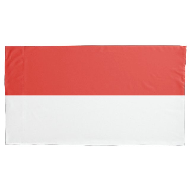 Housse D'oreillers Drapeau de l'Indonésie (devant)