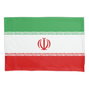 Housse D'oreillers Drapeau de l'Iran