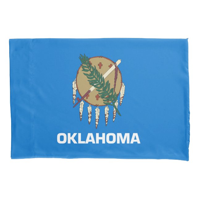 Housse D'oreillers Drapeau de l'Oklahoma (devant)