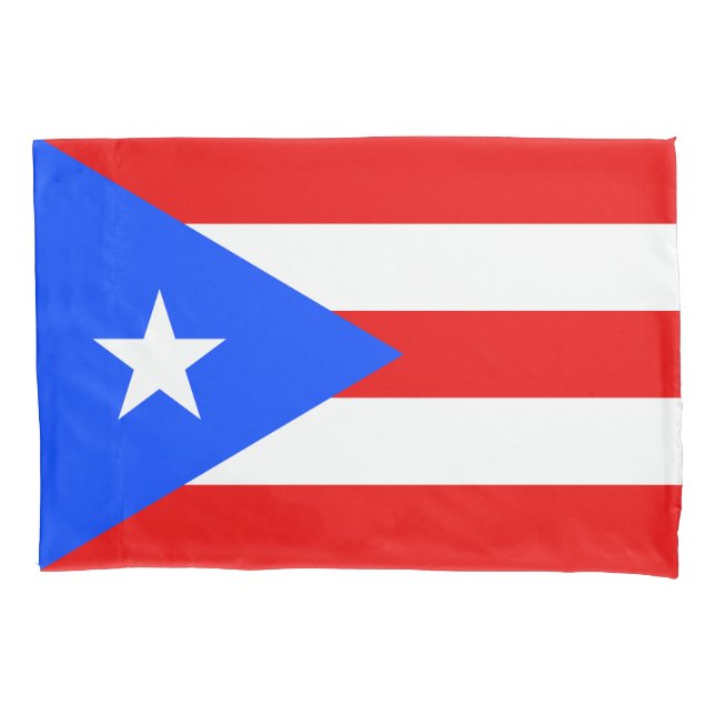 Housse D'oreillers Drapeau de Porto Rico (devant)