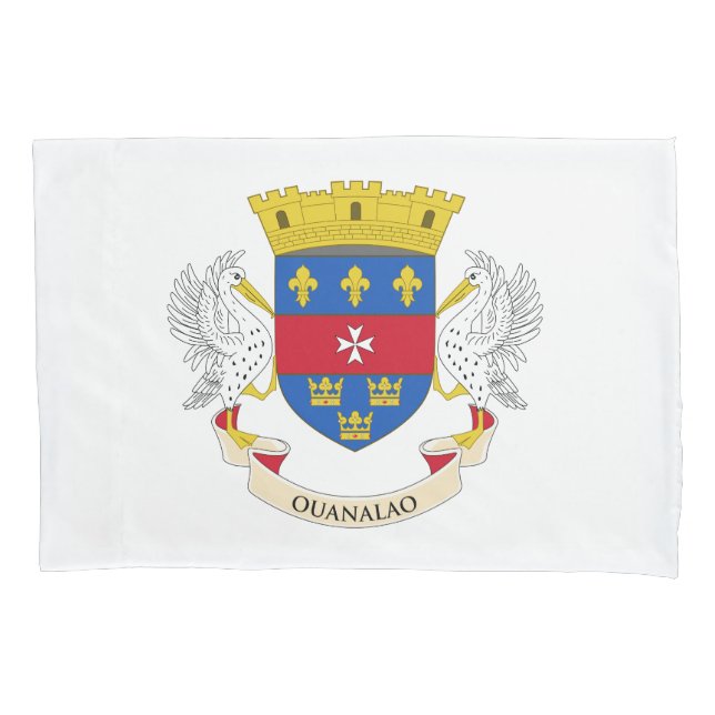 Housse D'oreillers Drapeau de Saint-Barthélemy (devant)