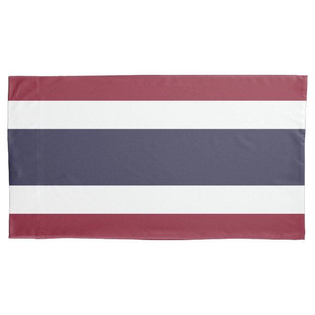 Housse D'oreillers Drapeau de Thaïlande (devant)