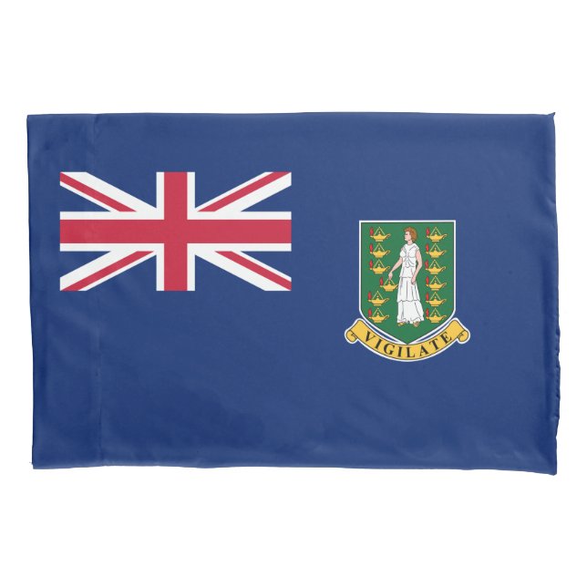 Housse D'oreillers Drapeau des îles Vierges britanniques (devant)