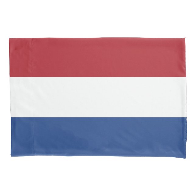 Housse D'oreillers Drapeau des Pays-Bas (devant)