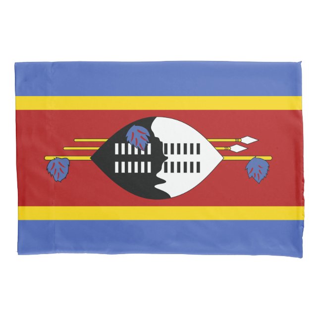 Housse D'oreillers Drapeau d'Eswatini (devant)