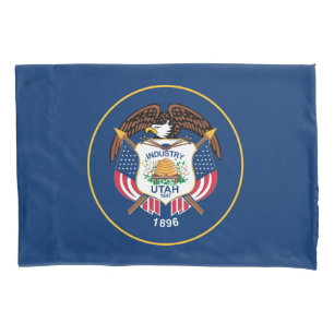 Housse D'oreillers Drapeau d'État de l'Utah