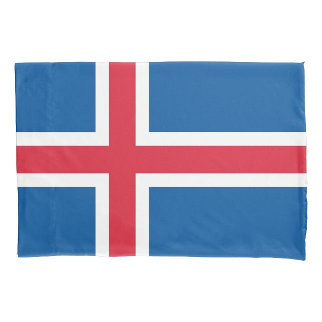 Housse D'oreillers Drapeau d'Islande (devant)