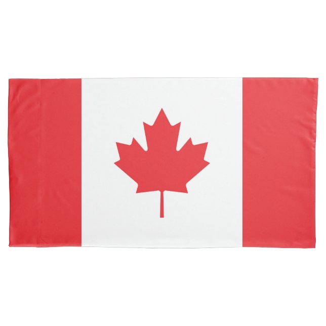 Housse D'oreillers Drapeau du Canada (devant)