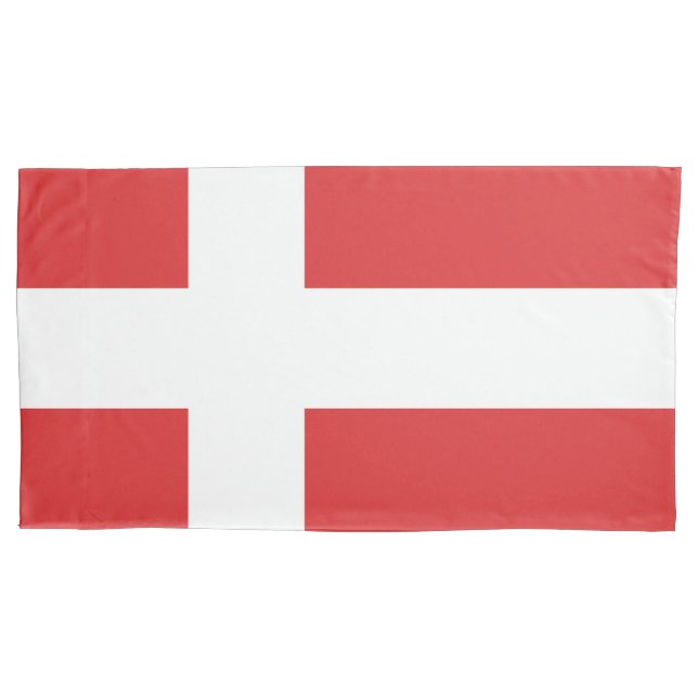 Housse D'oreillers Drapeau du Danemark (devant)