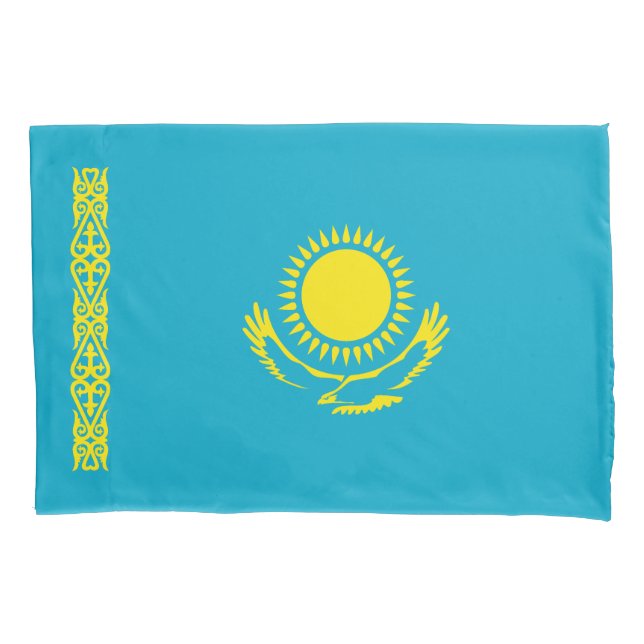Housse D'oreillers Drapeau du Kazakhstan (devant)