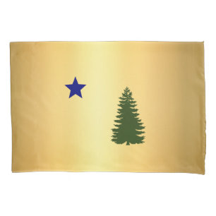 Housse D'oreillers Drapeau du Maine 1901