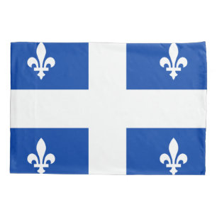 Housse D'oreillers Drapeau du Québec