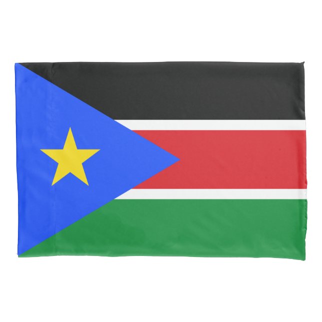 Housse D'oreillers Drapeau du Soudan du Sud (devant)