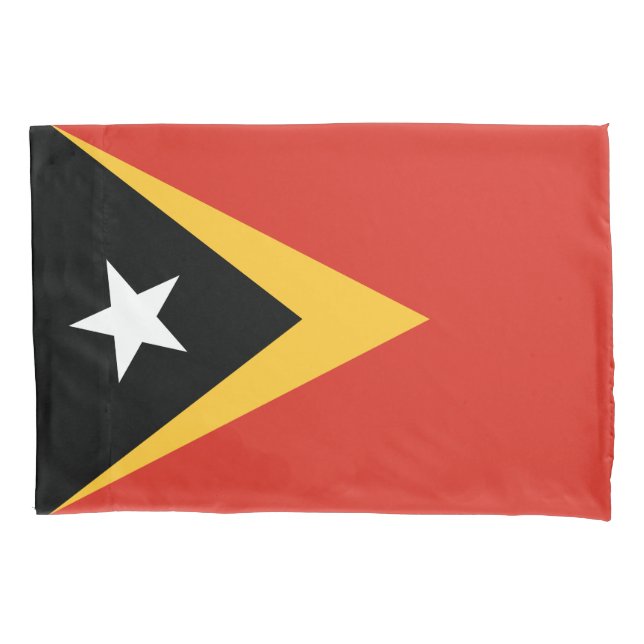 Housse D'oreillers Drapeau du Timor oriental (devant)