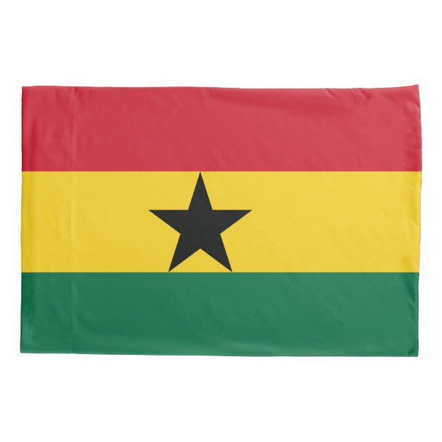 Housse D'oreillers Drapeau d'un seul pilote patriotique du Ghana (Dos)