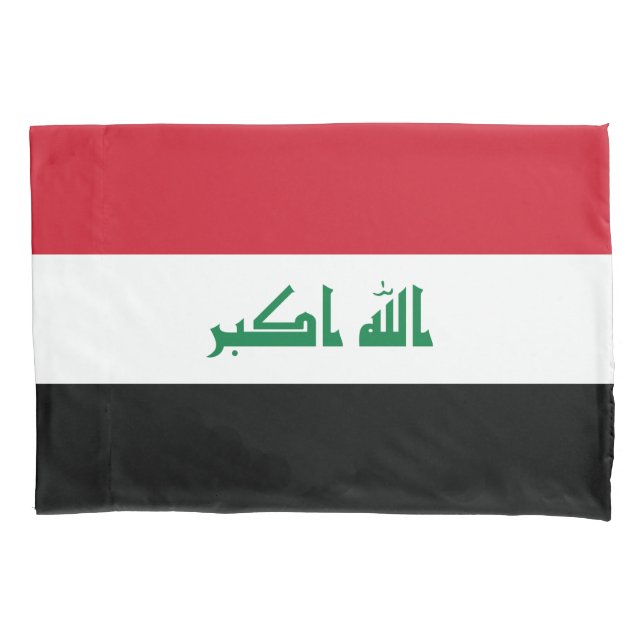 Housse D'oreillers Drapeau Iraq (devant)