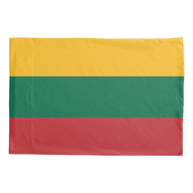 Housse D'oreillers Drapeau lituanien (Dos)