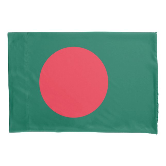 Housse D'oreillers Drapeau patriotique bangladais (devant)