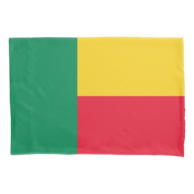 Housse D'oreillers Drapeau patriotique du Bénin (devant)