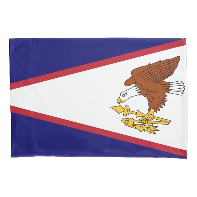 Housse D'oreillers Drapeau Patriotique simple Pillowcase des Samoa am (devant)