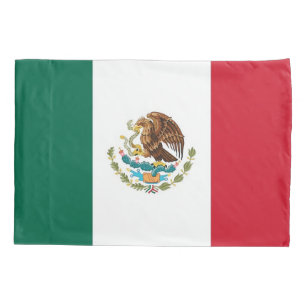 Housse D'oreillers Drapeau Patriotique Simple Pillowcase du Mexique