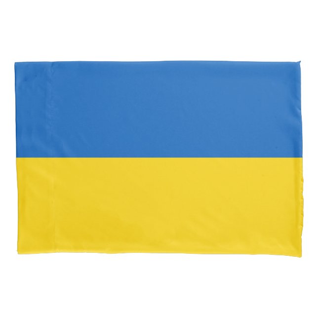 Housse D'oreillers Drapeau patriotique ukrainien (devant)
