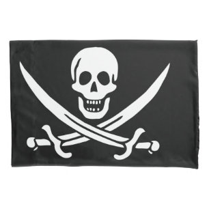 Housse D'oreillers Drapeau pirate