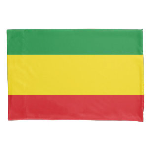 Housse D'oreillers Drapeau rastafari éthiopien Rasta