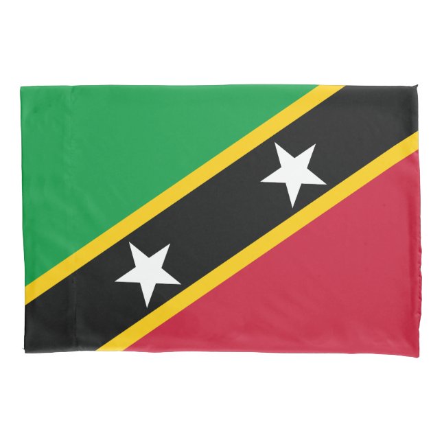 Housse D'oreillers Drapeau Saint-Kitts-et-Nevis (devant)