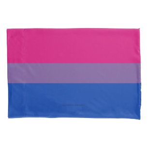 Housse D'oreillers Drapeau SlipperyJoe's Bisexual Pride lavande-rose