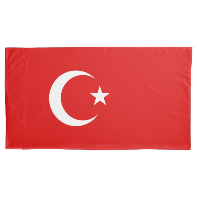 Housse D'oreillers Drapeau turc (devant)