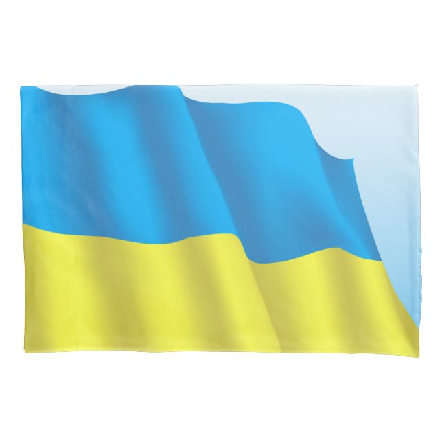 Housse D'oreillers Drapeau Ukraine (devant)