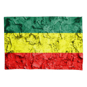 Housse D'oreillers Drapeau vintage de reggae