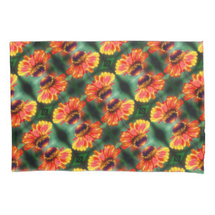 Housse D'oreillers Dreamy Zinnia Flower Motif