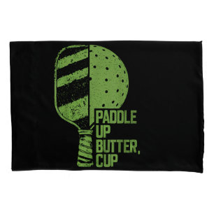 Housse D'oreillers Drôle Pickleball Paddle Up Butter Cup