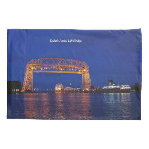 Housse D'oreillers Duluth Aerial Lift Bridge & John G. Munson