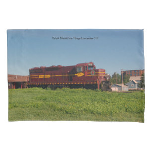 Housse D'oreillers Duluth Mesabi Iron Range Locomotive 316