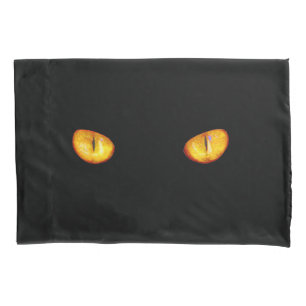 Housse D'oreillers Dur regard de Golden Bombay Cat Eyes