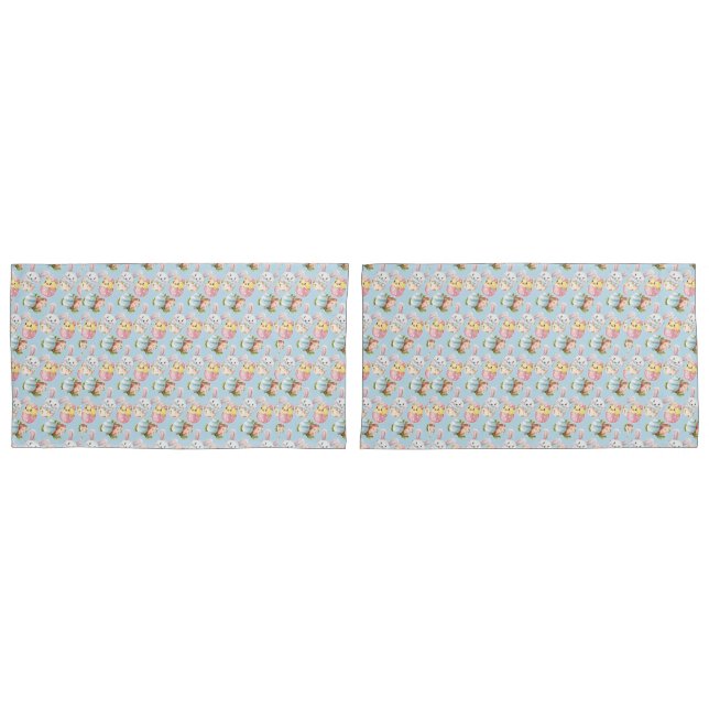 Housse D'oreillers Easter Critère Pillowcases (devant-Set)